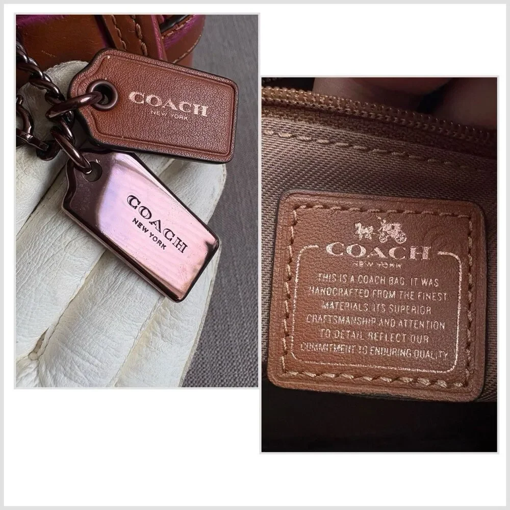 Coach Swagger 21 Carryall Satchel Crossbody Bag Exotic Croc-emboss Leather 37698